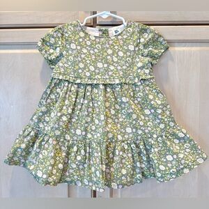 Baby B’Gosh Floral Green Dress